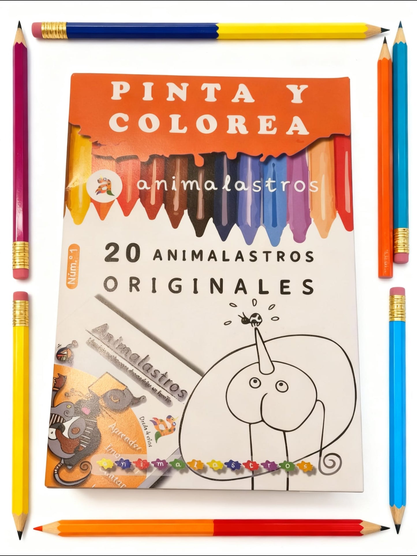 Pinta y colorea ANIMALASTROS